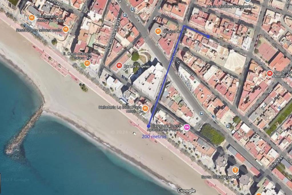 Piso A 200 Metros De La Playa Llegada Autonoma Leilighet Almería Eksteriør bilde